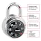 Master Lock Master Lock 2-9/10 in. H X 1-7/8 in. W Steel Combination Dial Combination Padlock 1500D - alternate 5